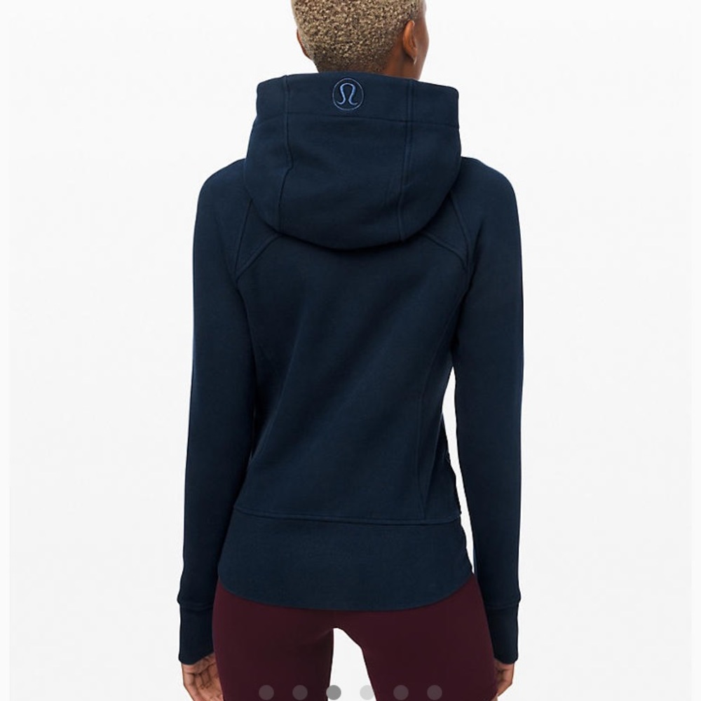 Lululemon light scuba hoodie in dark plum color